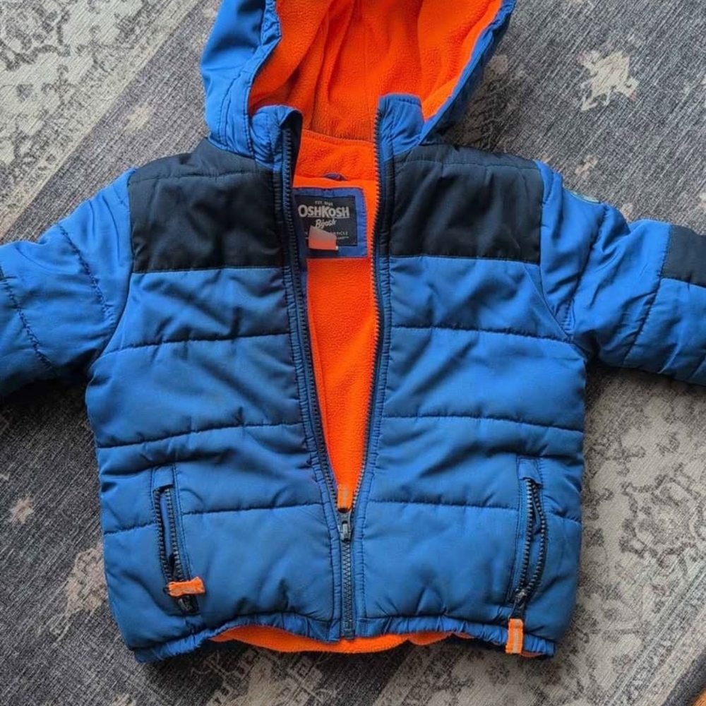 OshKosh B'gosh Blue and Orange Kids Jacket